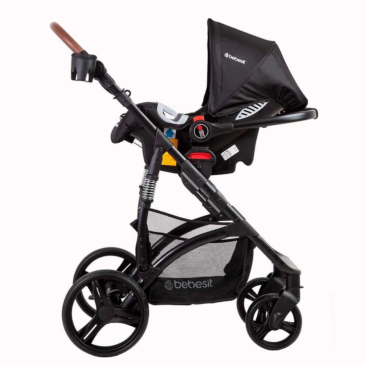 Coche Cuna Travel System Bebe Quest LX Negro Bebesit