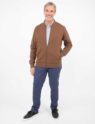 Imagen 2 del producto Polerón Bomber Hombre Portman Club Cafe, Navy, Negro, Verde