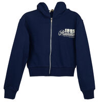 Polerón de Algodón Niña Mila Azul, Crudo, Rosa