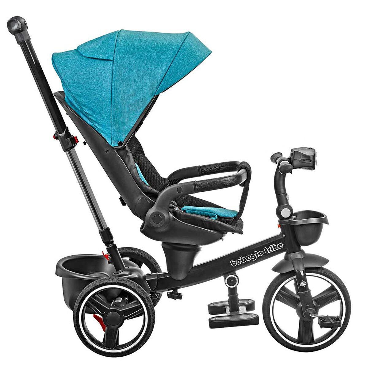 Triciclo 2 en 1 Turquesa Bebeglo