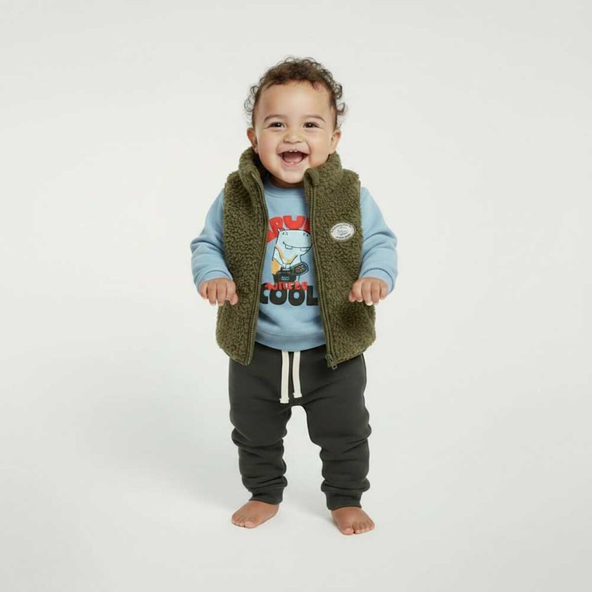 Chaqueta Sherpa sin Mangas Chess Baby