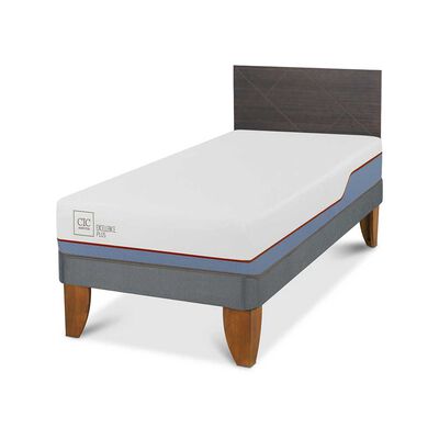Imagen 2 del producto Cama Europea CIC 1,5 Plazas Excellence Plus + Respaldo Villarrica