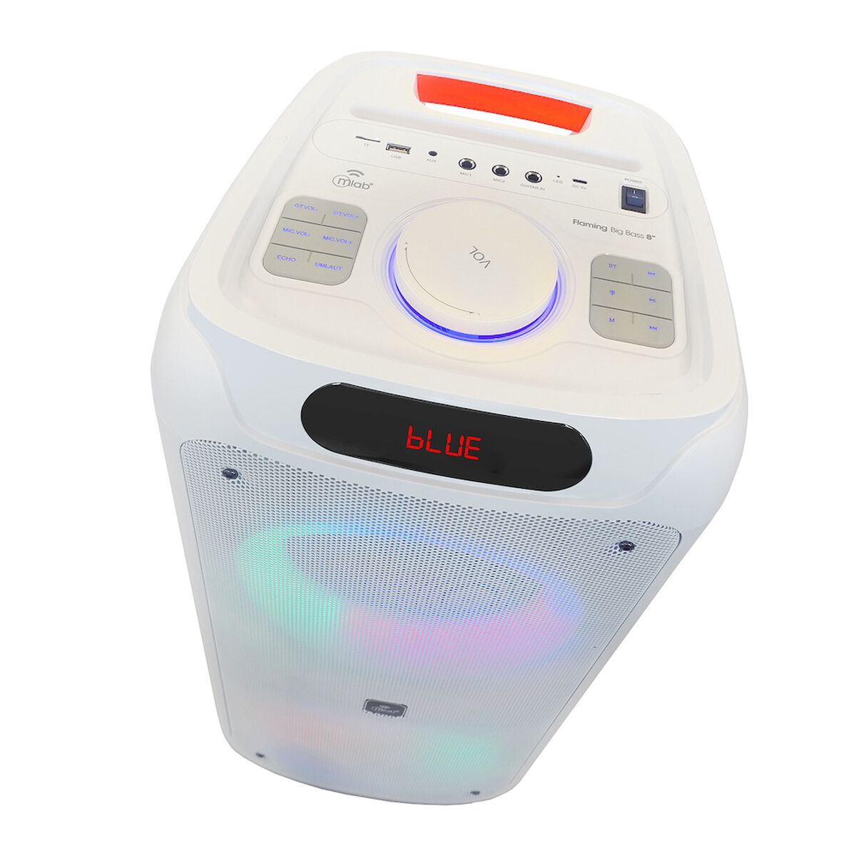 Parlante Portátil Bluetooth MLAB 9567 8" x 2 Blanco