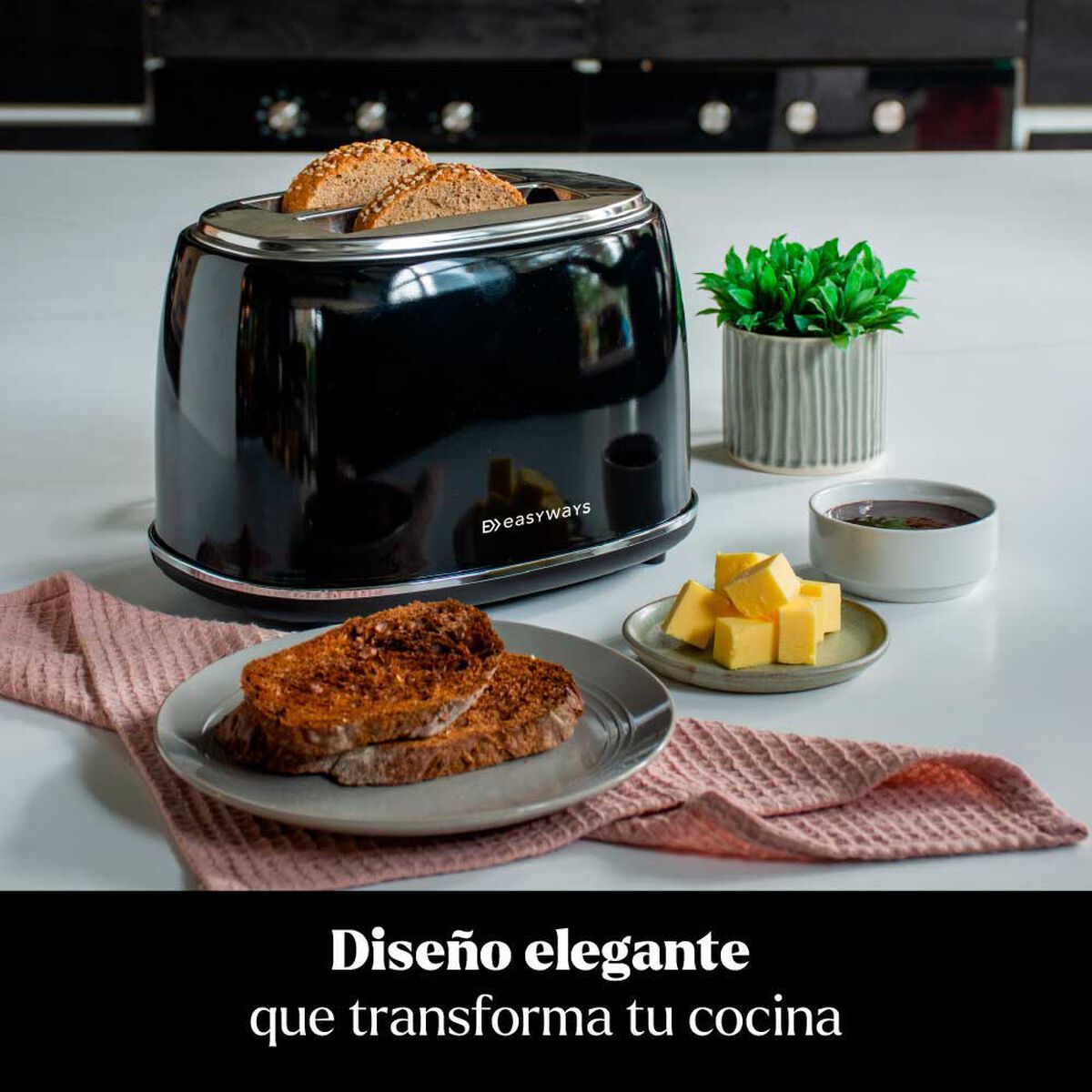 Tostador Easyways Tostador Desing Negro