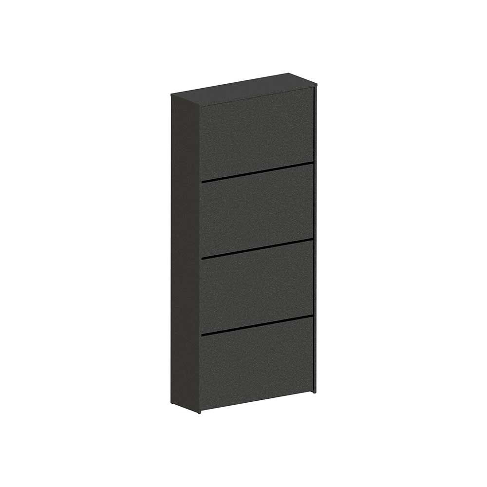 Zapatera Vekkahome Americana 4 Puertas Negra