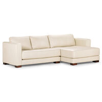 Sofá Seccional Derecho Rosen Copeland 3 Cuerpos Ice