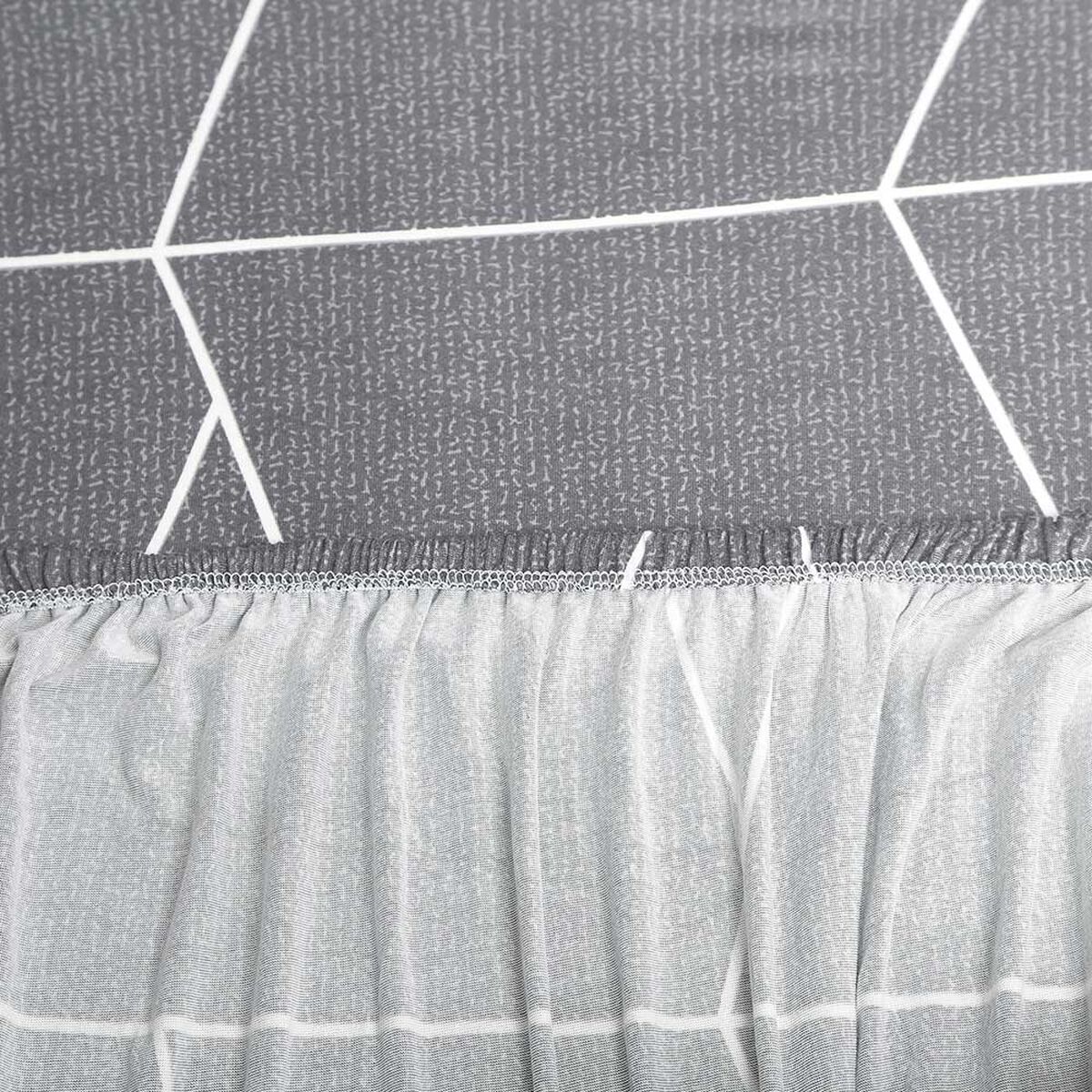 Funda para Sofá en L Modalfo Impermeable Gris