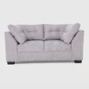 Sof&aacute; Muebles MPR Edimburgo 2 Cuerpos Gris Claro