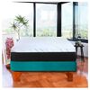 Cama Europea Latam Home 1,5 Plazas Zen Pro Turquesa