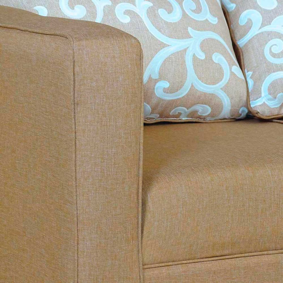 Sof&aacute; Elegant Detail Indiana 3 Cuerpos Beige