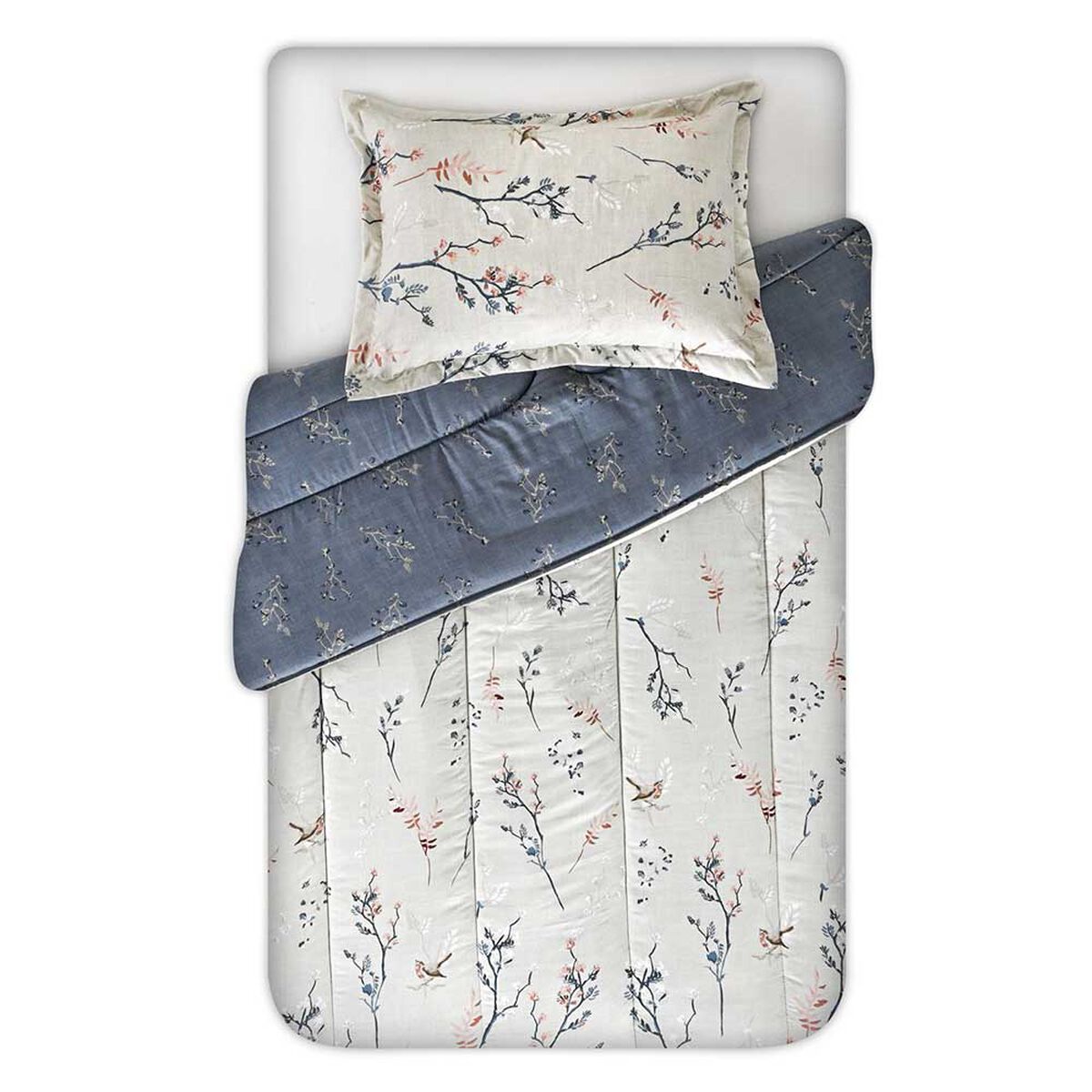 Plumón Estampado Cannon 1,5 Plazas Birdy
