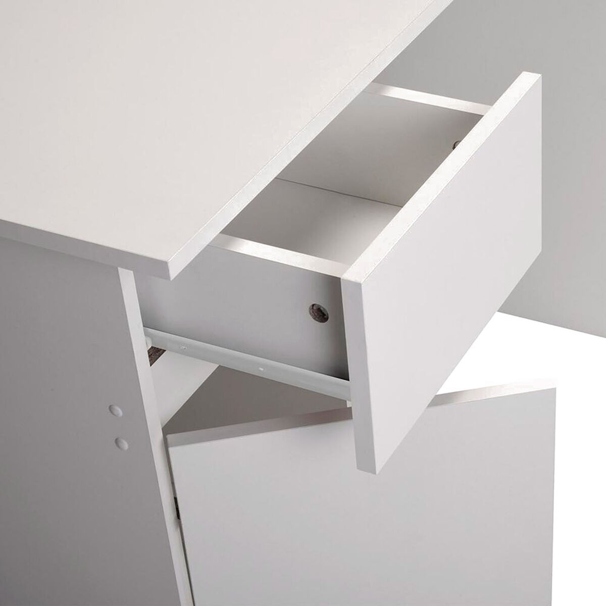 Combo Closet 3 Puertas + Escritorio CIC Blanco