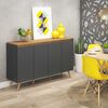 Buffet Jdo & Design Retro Grafito