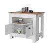 Isla de Cocina TuHome Arlet 2 Puertas Blanco