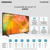 LED 60" Samsung AU8000 Crystal UHD 4K Smart TV