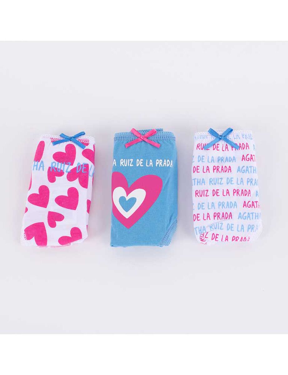 Pack 3 Calzones de Algodón Niña Agatha Ruiz De La Prada