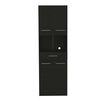Mueble para Microondas TuHome Manchester 3 Puertas 1 Cajón Wengue