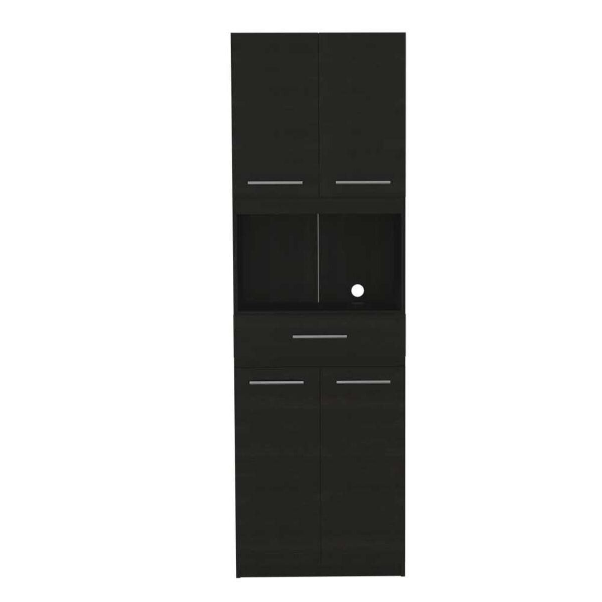 Mueble para Microondas TuHome Manchester 3 Puertas 1 Cajón Wengue