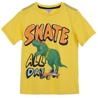 Polera Manga Corta Niño Chess Amarillo, Rojo, Verde