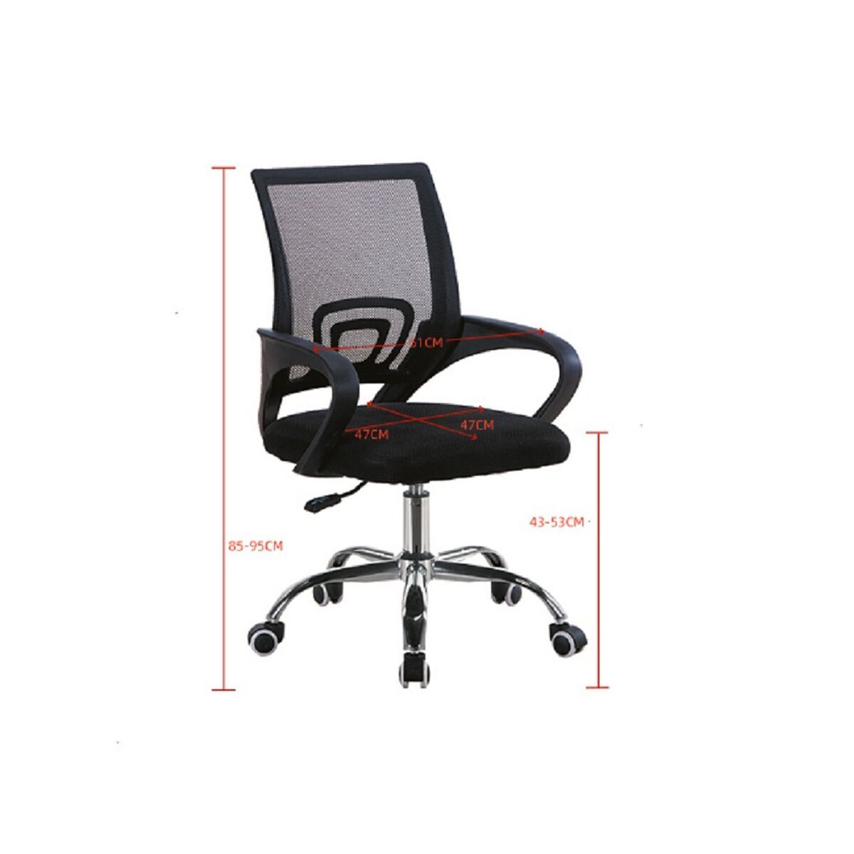 Silla Escritorio Arthome BM-520MN Negro