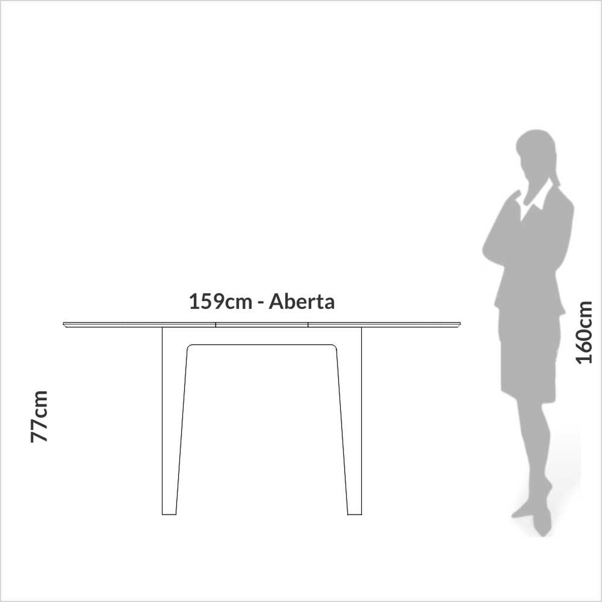Comedor Decocasa Tm70 4 Sillas Off White Castaño