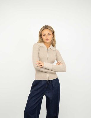 Imagen 1 del producto Sweater Mujer Icono Beige