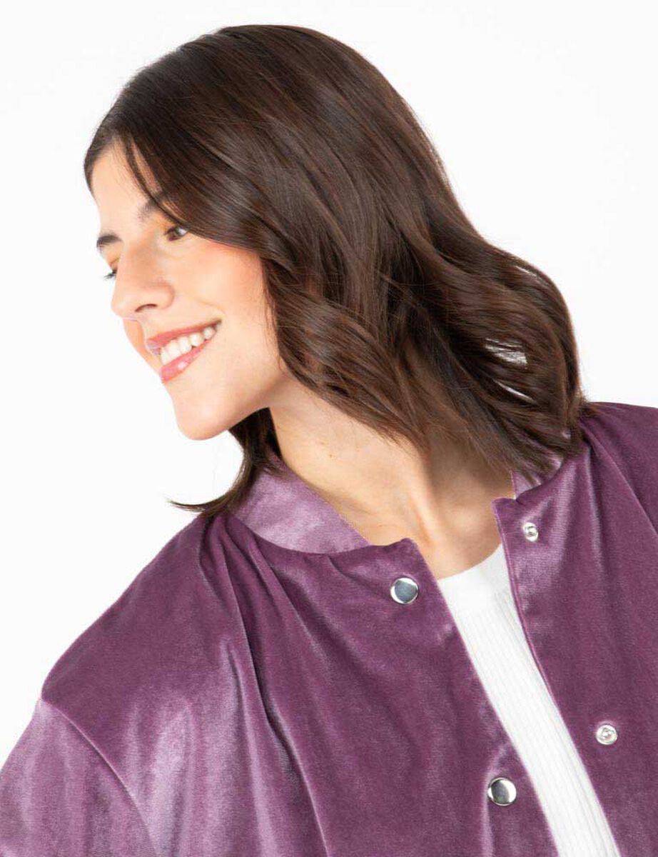 Chaqueta Bomber Terciopelo Push Mujer Zibel