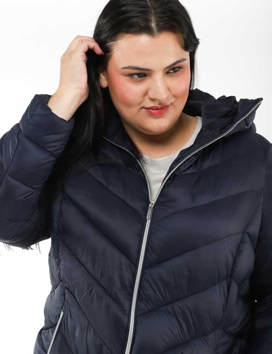 Parka Con Gorro Larga Mujer Extralindas