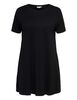 Vestido Corto Liso Manga Corta Bolsillos Mujer Only Carmakoma
