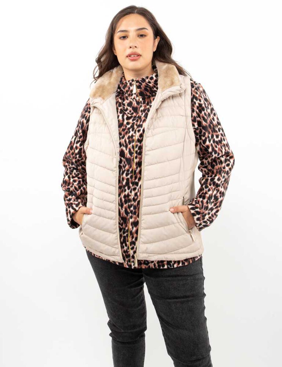 Parka Larga Sin Mangas Mujer Extralindas