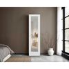 Closet Praga 1 Puerta Con Espejo Blanco 180,1X49,1X30,2 Cm
