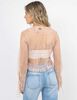 Blusa Transparente Manga Larga Mujer Icono