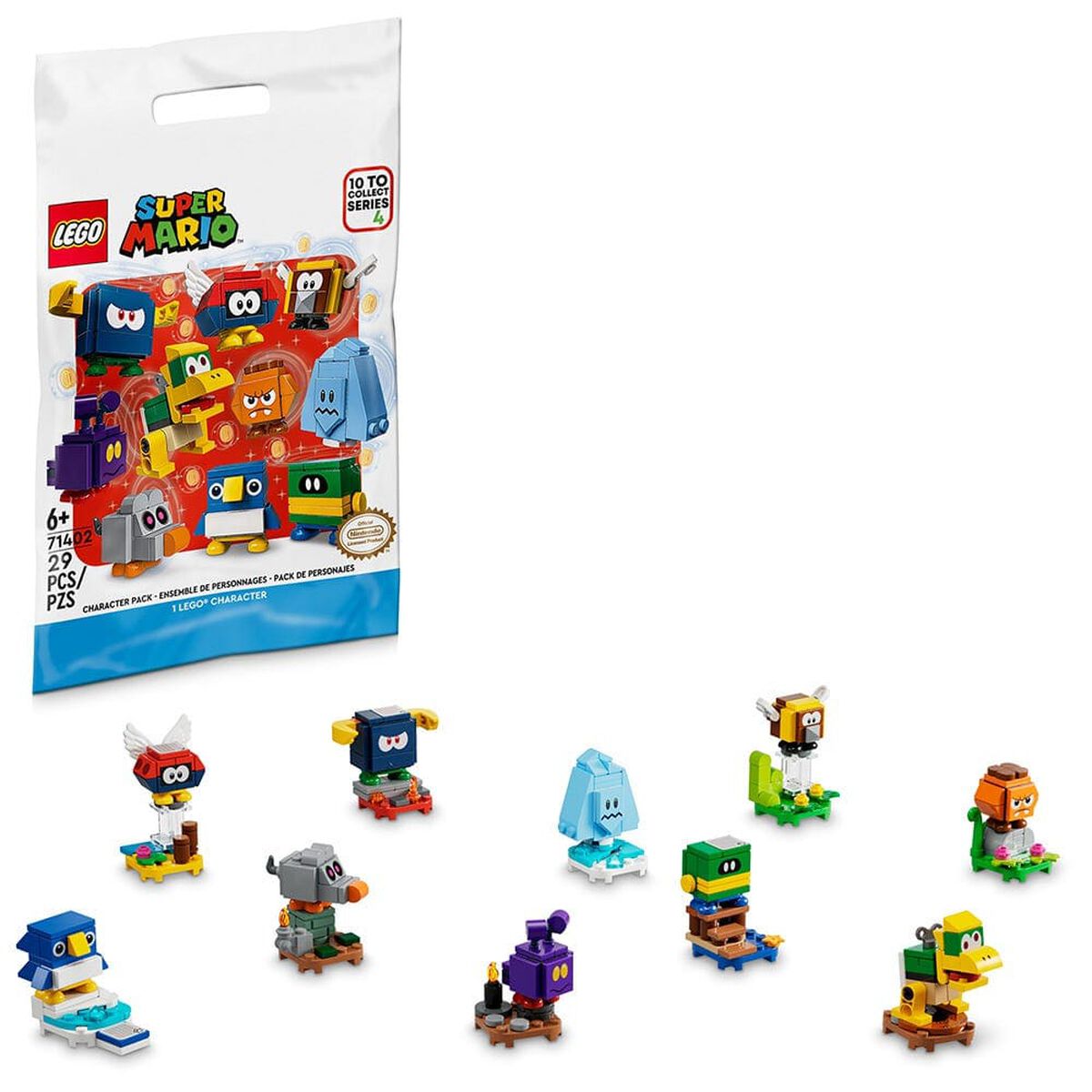Set Bloques Serie4 Super Mario 29 Piezas Lego