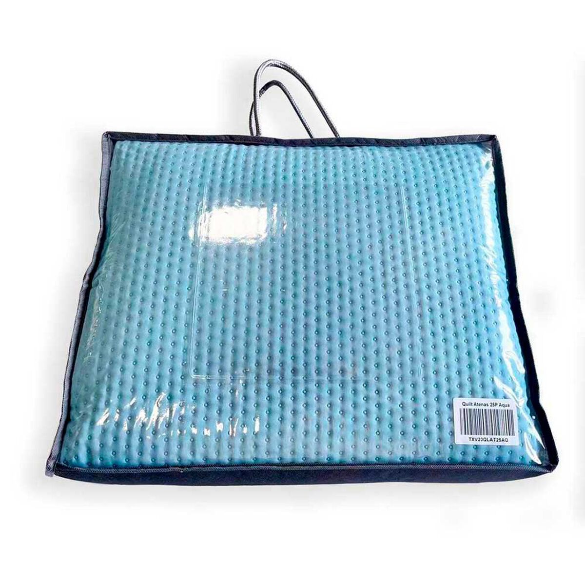 Quilt Liso Illusions 1,5 Plazas Atenas Celeste