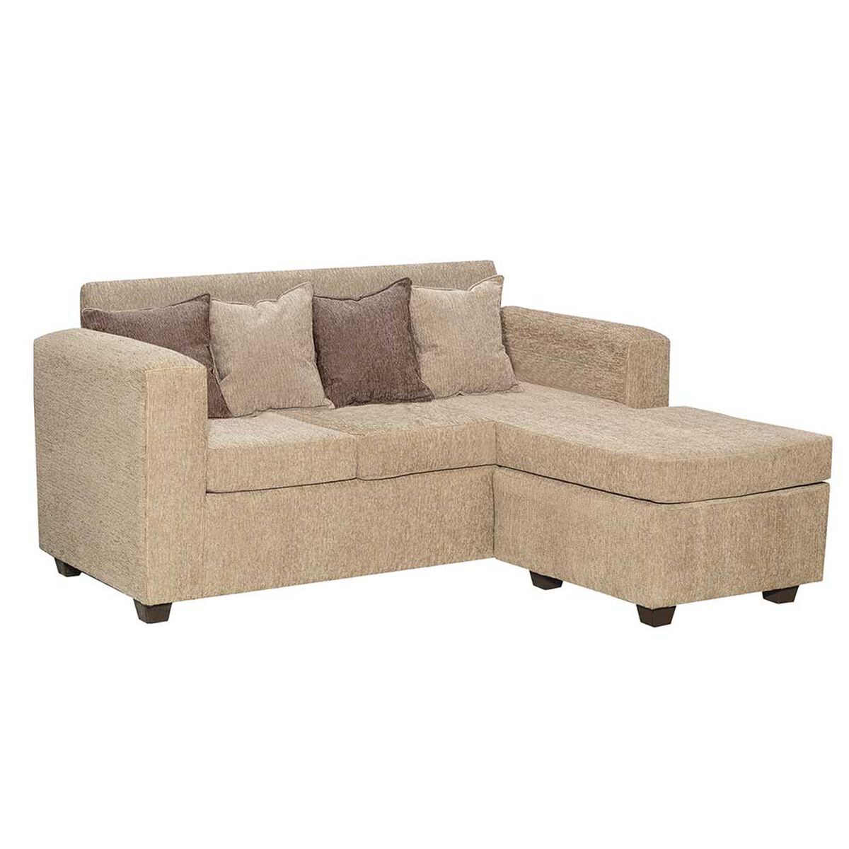 Sofá Seccional Intercambiable Essenza Phuket Beige 3 Cuerpos