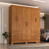 Closet Di Poretti Design Paris 6 Cajones 6 Puertas Caf&eacute; Claro
