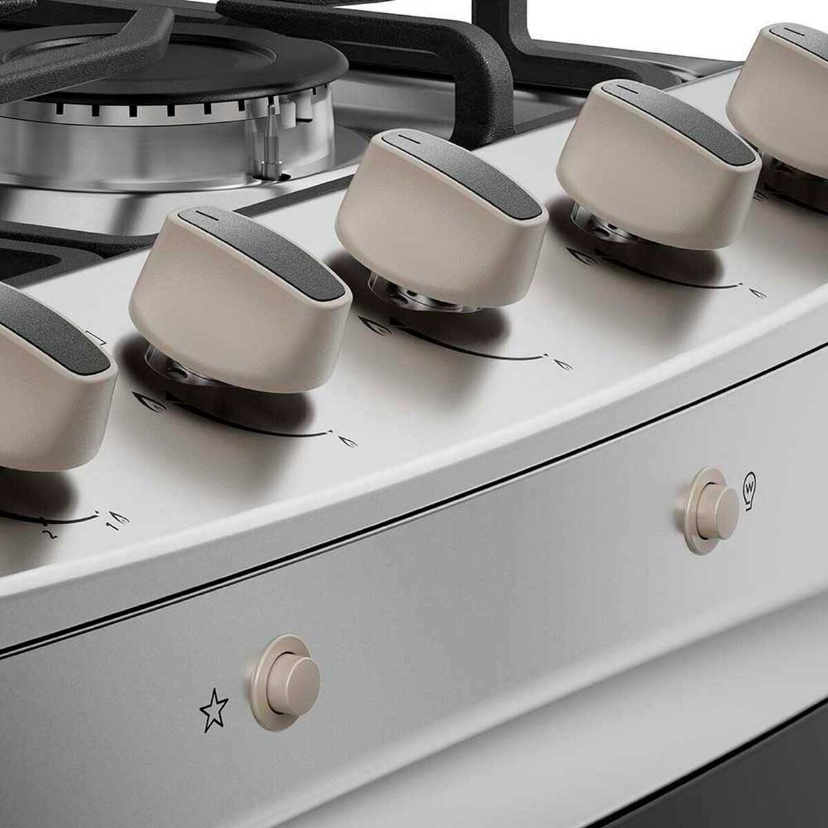 Cocina a Gas Midea MCG-4QPI24NS 4 Quemadores