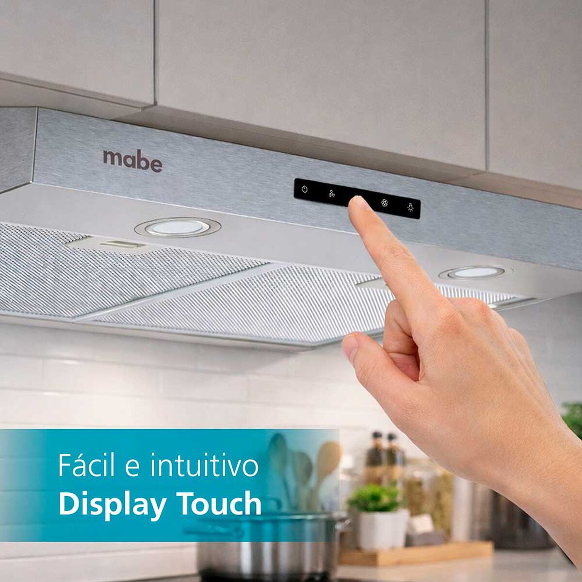 Campana de Pared Mabe CM6048PIX0 Inox