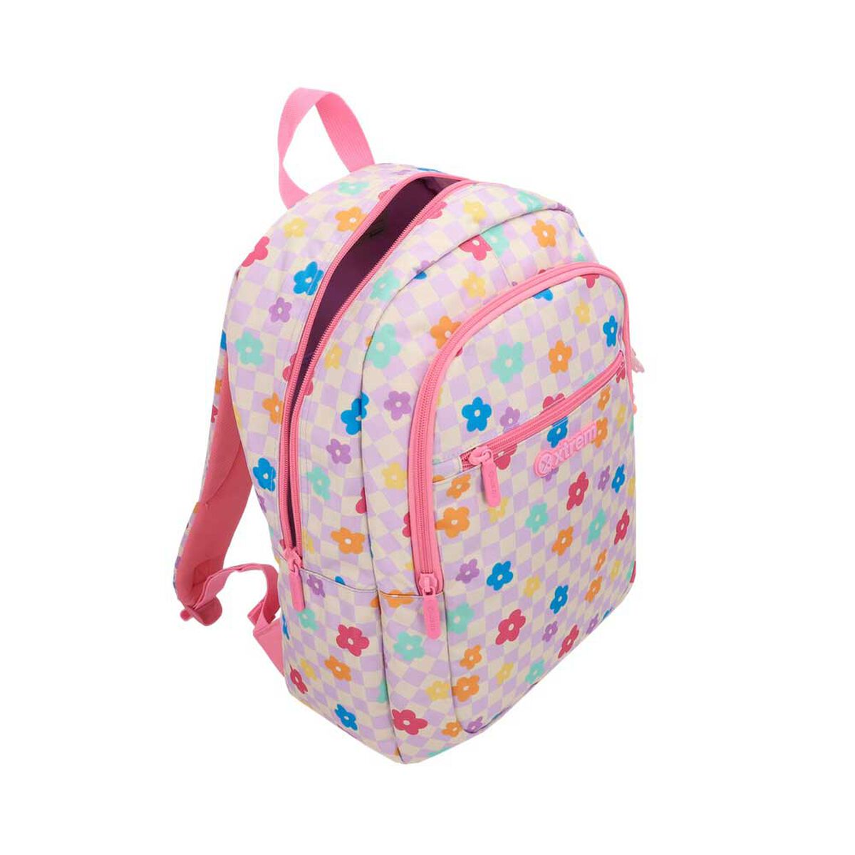 Mochila Xtrem Logan 6XT Flores Rosado