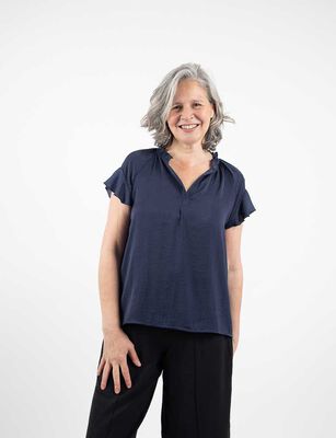 Imagen 1 del producto Blusa Manga Corta Mujer Portman Club Azul, Blanco, Rosado