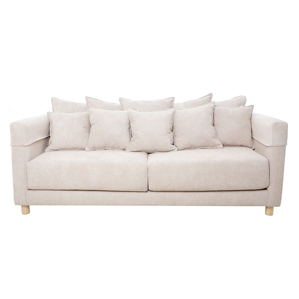 Sofá Barra Design Alma 3 Cuerpos Beige