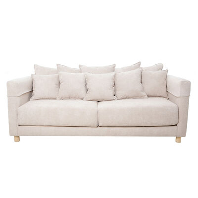 Sofá Barra Design Alma 3 Cuerpos Beige