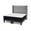 Cama Europea CIC Base Dividida King Súper Permium + Respaldo Sesia
