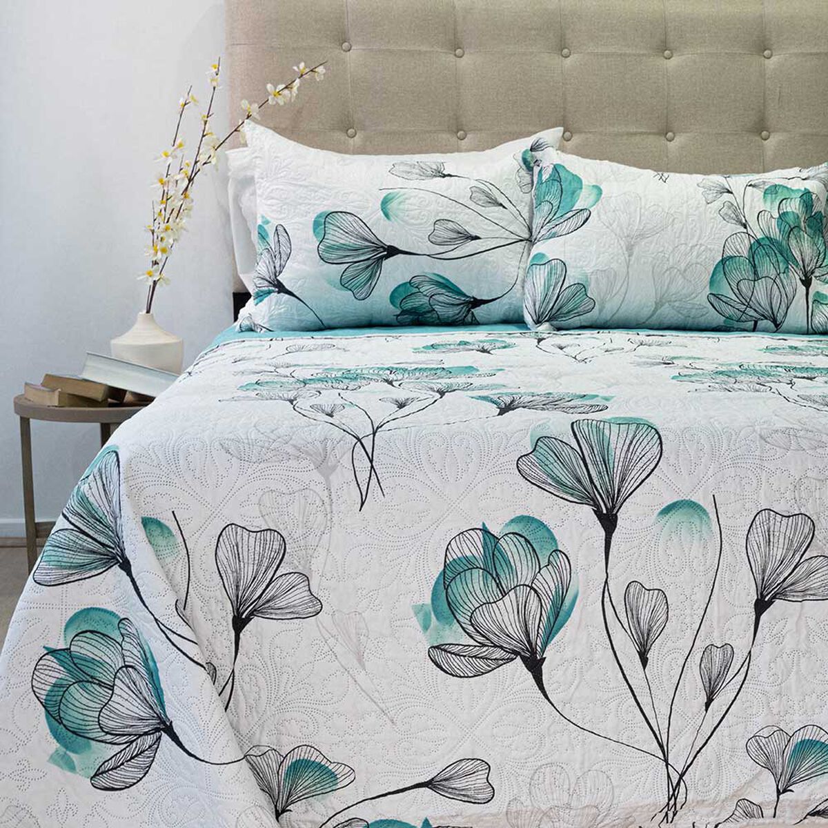 Quilt Doral King Hotpress Origins D11 Estampado