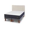 Cama Europea CIC Base Dividida S&uacute;per King Grand Premium + Respaldo Ebro