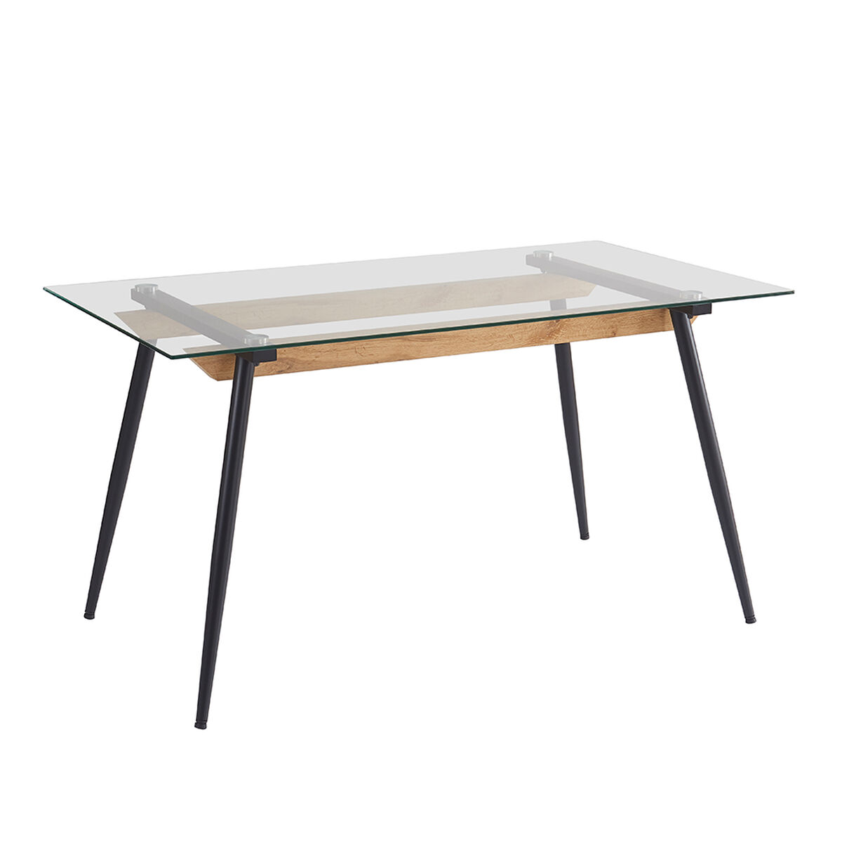 Juego de Comedor Zoy Home Creta 6 Sillas Café