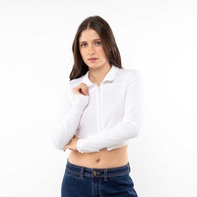 Sweater Crop Mujer Icono