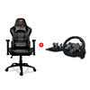 Combo Silla Gamer Cougar Armor One Negro + Volante Gamer Logitech G29 Driving Force