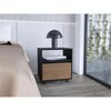 Velador TuHome Austin 1 Cajones Wengue y Lenno