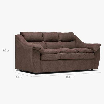 Imagen 2 del producto Sofá Cabsur Bali 3 Cuerpos Chocolate
